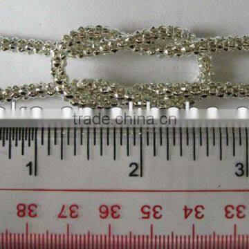 Silver Snake Chain Buckles, Sew On Buckles Notions 1pc, Silver Chain 1pc buckle