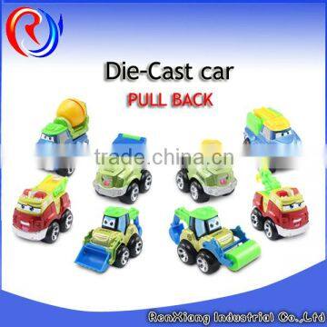 Wholesale pull back mini metal tractor toys