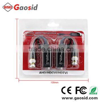 cheap 1 channel AHD CVI TVI video twisted pair balun price