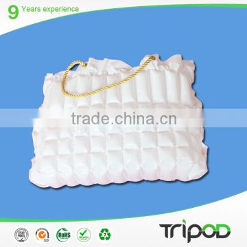 White Inflatable Air Bag Rope Handle, Plastic Bag Hand Carry Bag