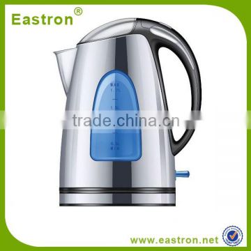 Custom 1700ml stainless steel 1.7L plastic car kettle