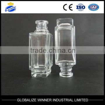 40ml clear square glass bottles cosmetic bottle