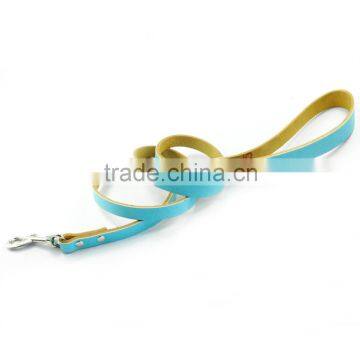China Supplier Flat Leather Walking Dog Leash photo-3