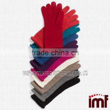 2015 New Products Mongolian Cashmere Top Glove Ski Mitten