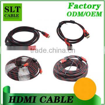 Shenlantuo Factory Wholesales High Speed HDMI Cable 1m to 100m or customization 1.4 3D 2K*4K