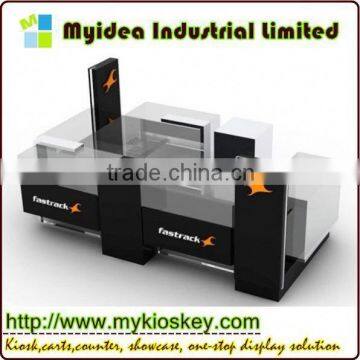 Myidea stackable cute mdf shopping mall watch kiosk