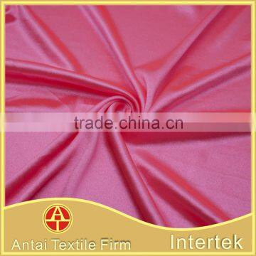 New design shiny knitted high elastane nylon satin softextile fabric material