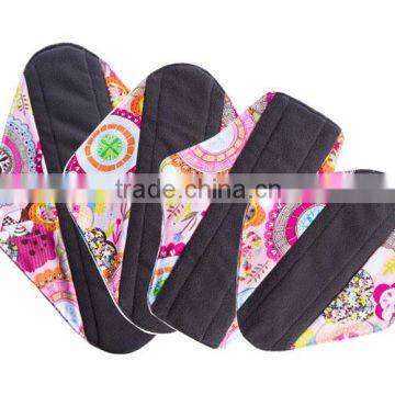 leakproof sanitary pads reusable menstrual cloth pads for ladies