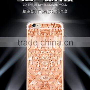 Joyroom Luxury Diamond Shiny Flowers Case for IPhone 6Plus Soft Crystal TPU Bling Back Cover for IPhone 6s Plus MT-5800 photo-6