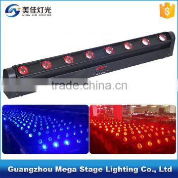 8pixels super bright 4in1 dj led mega beam bar moving head