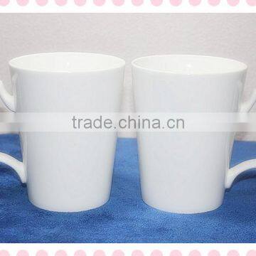 cheap plain white ceramic coffee mug for wholesale