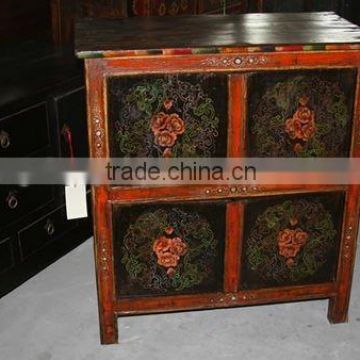 chinese antique Tibetan cabinet