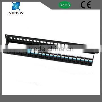 Wall-Mountde 24 Port Cat6 Utp Elite Patch Panel