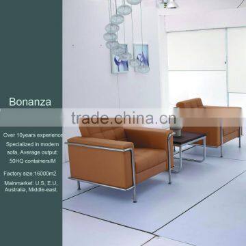 Modern Style Leather Office Sofa Set 8090# Office Furniture photo-2