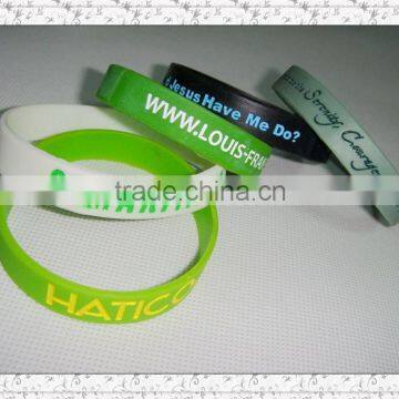 Fujian customized printing silicon wristband