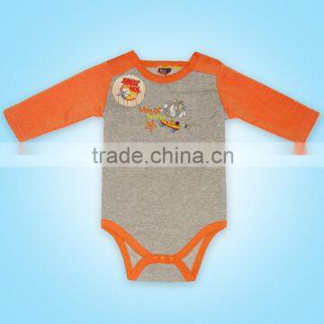 Cheap factory sales clothes organic cotton baby bodysuit