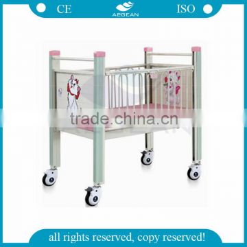 AG-CB004 CE ISO durable children clinic hospital metal baby bedding