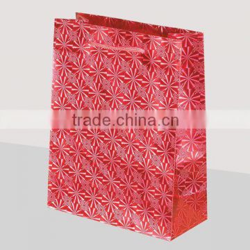 Exquisite recycled Red Paper Gift Bag