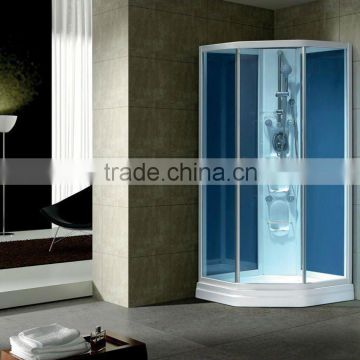 ALANBRO Shower cabin shower enclosure with 6 spray back jets and movable showerhead