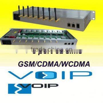 New!!!!8 channels 32 ports GSM/CDMA/WCDMA SIP gateway single sim box gsm gateway