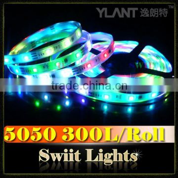 5050 RGB High Lumen Programmable Waterproof Flexible LED Strip Light