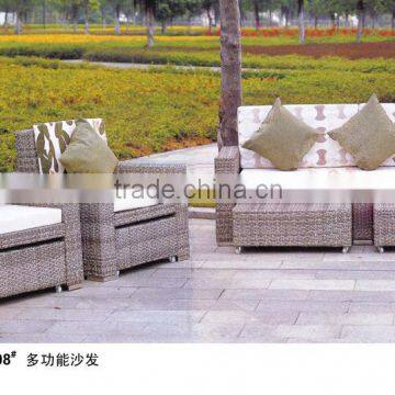 Modern luxury rattan sofa set outdoor garden furniture