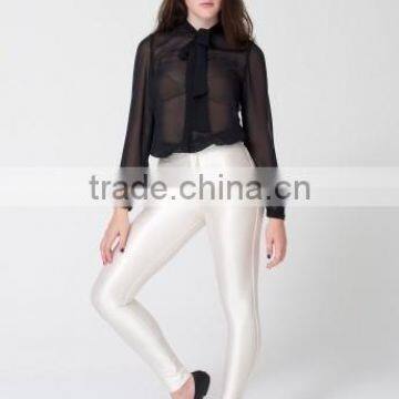 Formal Ladies Spring Pant Suits Ladies White Pant Suits Shinny Disco Pant Suit photo-3