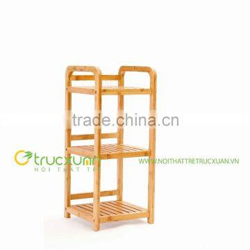 Bamboo bathroom shelf from Vietnam with the best price