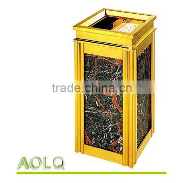 Eco-friendly modern public square dust bin /trash can for hotel