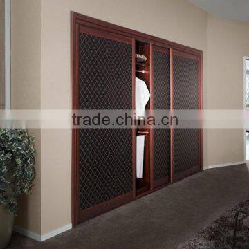 OPY2010A-24# OPPEIN Built-in Sliding Wooden Wardrobe