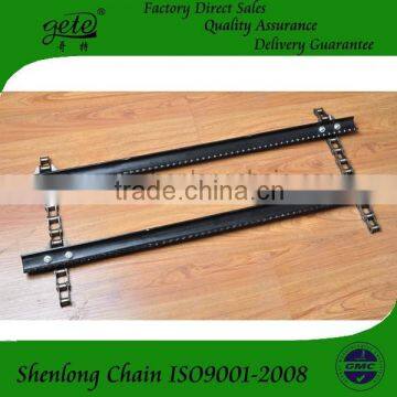 Agricultural Feeder House Chain A557 With Chorme Pin and Every 4 Links Fitting One Black U-Slat photo-4