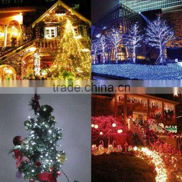 White/Multicolor 17m 100LEDs Solar Power Christmas mas String LED Lamp Outdoor Garden Light Wedding Party Tree Fairy Lights