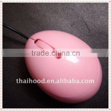 New Egg Shape Wired Optical Mouse