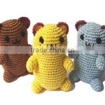 Pet Crochet Bear Toy