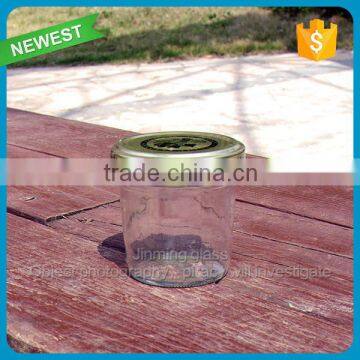 Mini glass jar with metal lid honey jars 3 oz glass honey jars wholesale