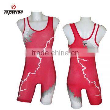 2015 Fasion Sublimation Printed Women Wrestling Costume