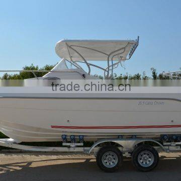 waterwish QD 20.5 fiberglass cabin cruiser fishing boat