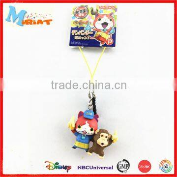 Cartoon Animated Pvc Animal Gorilla Shape Mobile Chain photo-2