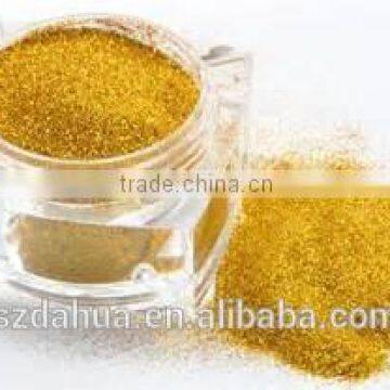 Rainbow Gold Glitter Powder 1/96" , Cosmetic Glitter Powder