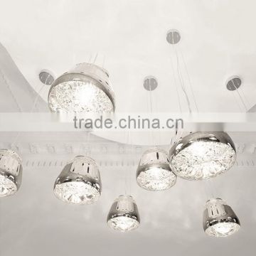 Valentine White Pendant Lights with Beautiful Flower Pattern Inside for Home Decorative