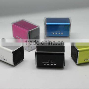 Promotional/Hot Sale /FM/headphone USB mini speaker