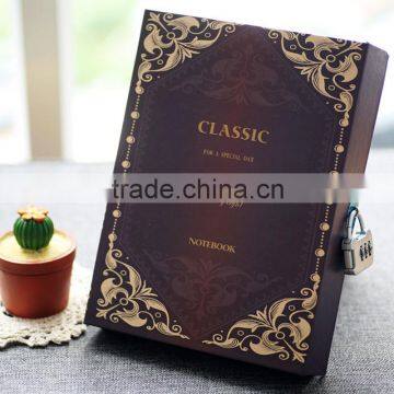 classic journals with locks have password code