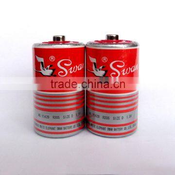 Swan brand R20/D/UM-1 Carbon Zinc Battery Paper Jacket (OEM welcomed)