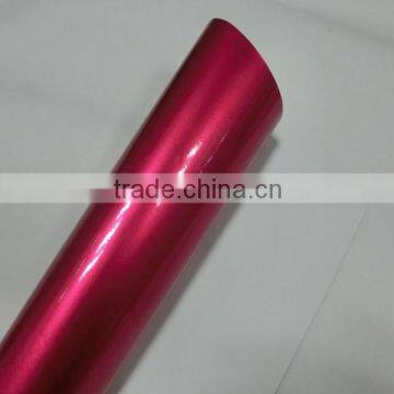 Fashion Car Styling 1.52*20M/Size Car Protection Vinyl Film Pearl Metallic Chrome Reflective Pink Vinyl