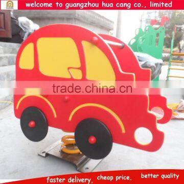 Car model children spring ride/ hot sale playground spring rider