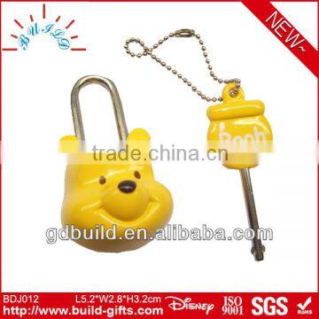 mini bear lock plastic lock