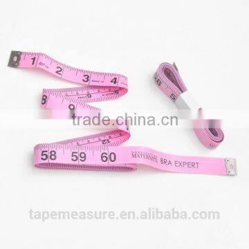 60inch pvc soft custom pink measuring tape bulk wholesales promotional gifts with Company Logo or Name