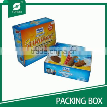 KRAFT PAPER PACKING BOX FOR ICE CREAM