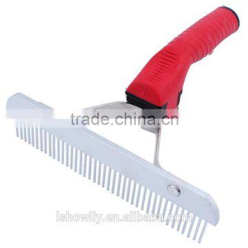 big dog grooming robber rake comb nickel plating