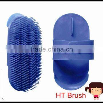 2013 small recycled hard plastic horse grooming brush